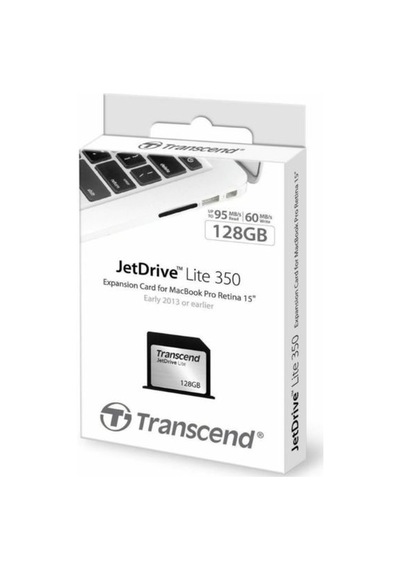 Transcend TS128GJDL350 128GB JetDriveLite 350 rMBP 15" 12-E13 Apple Uyumlu MacBook Hafıza Artırma Kartı