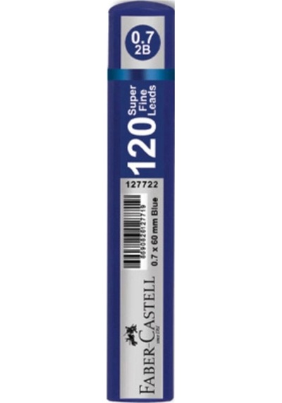 Faber Castell 2b 0.7 Uç 120 Li Tüp Lacivert