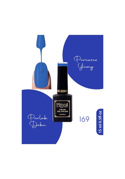 Misyul Uv Led Kalıcı Oje Nail Art 15 Ml 169