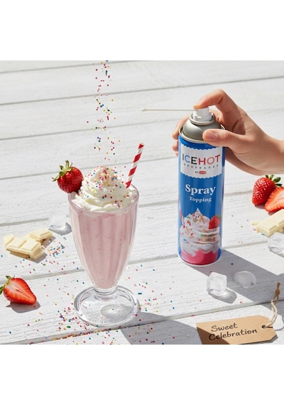 Icehot Sprey Şanti 250 Gr Soğuk & Sıcak Uyumlu Hazır Sprey Krema