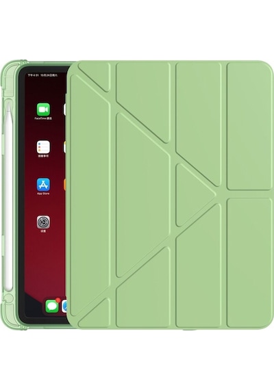 Apple Uyumlu iPad, Pro 10.5 Kılıf Kalem Bölmeli Trifolding Case A1701 A1709 A1852
