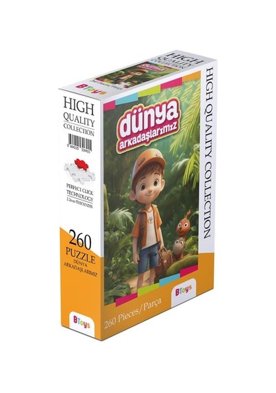 Btoys 260 Parça Puzzle Dünya Arkadaşlarımız 9067