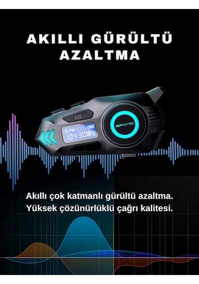 Wearfitpro K09 İntercom Bluetooth Motosiklet Kask Kulaklığı İntercom Kulaklık