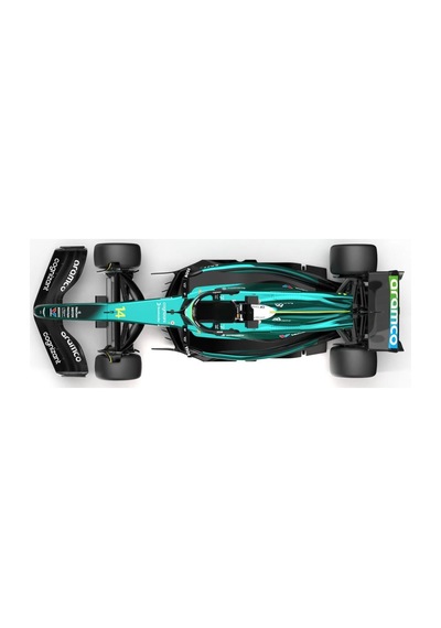 Kumandalı Şarjlı Işıklı Full Fonksiyon 1:14 2.4g Formula 1 Aston Martin Aramco Oyuncak Araba Çok Renkli