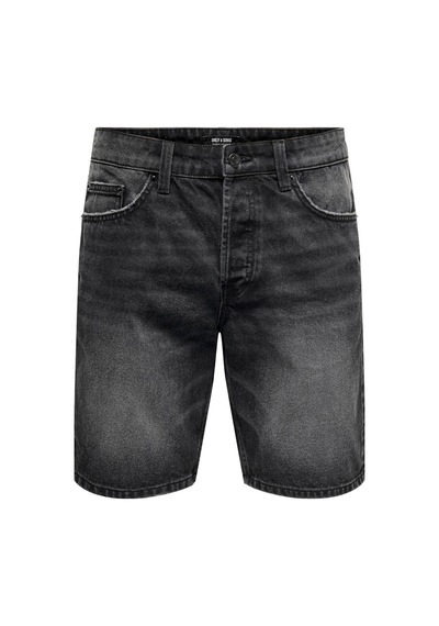 Only & Sons Onsedge Pım Dnm Shorts Box Vd Siyah Cok Renklı
