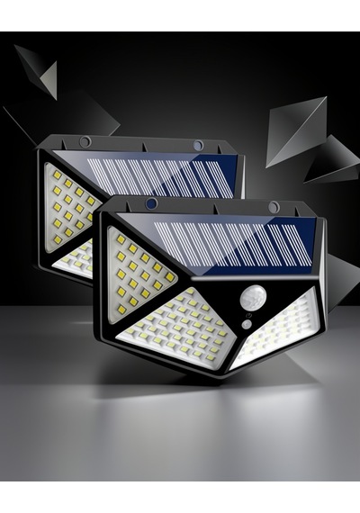 Solar Bahçe Işığında Hareket Sensörlü 100 Led