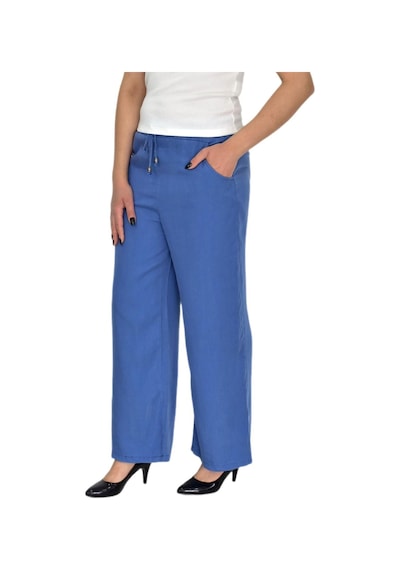 Baglan Kadın Lastikli Bol Pantolon Bgl-st04646 İndigo