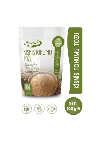 Kişniş Tohumu Tozu 100 Gr İnce Öğütülmüş Kişniş, Aromatik Baharat, Yemek Ve Soslar İçin