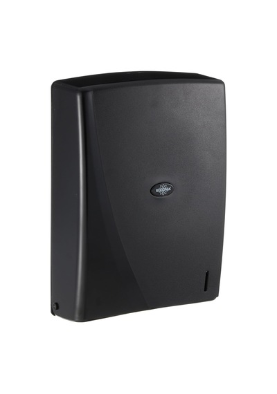 Rulopak R-1312s Modern Z Kat 400'lü Havlu Dispenseri, Plastik, Siyah Diğer
