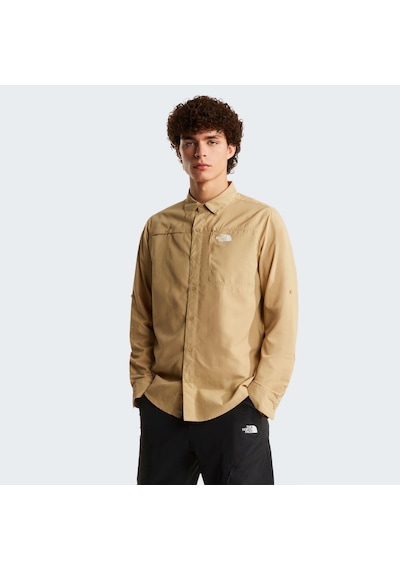The North Face M Sequoıa Long Sleeve Shırt Erkek Gömlek Nf0a8fu5lk51 Haki