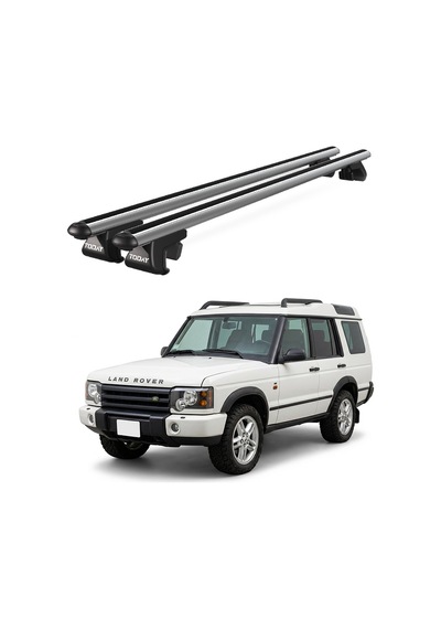 Venüs Land Rover Discovery 2004-2009 Uyumlu Gri Ara Atkı Port Bagaj Tavan Barı