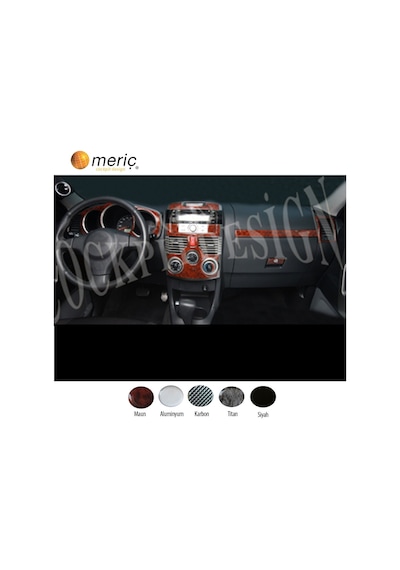Meriç® Daihatsu Terios Ön Torpido Kaplama 10 Parça 2006-› (530156210)