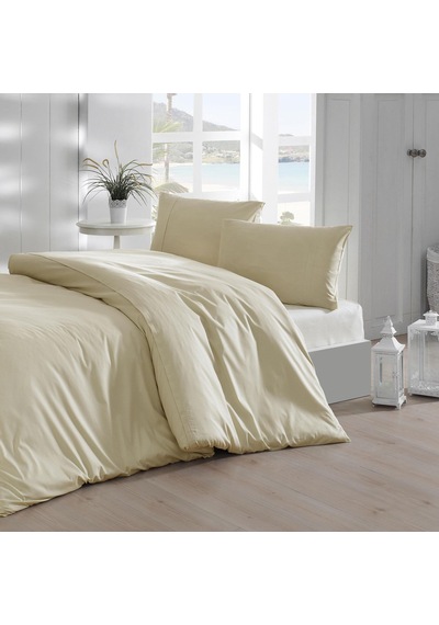 Cotton Collection Ranforce Çift Kişilik Nevresim Takımı Simple Yeşil Çok Renkli