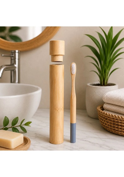 Ahşap - Bambu Diş Fırça Kutulu Diş Fırça Seti 5468