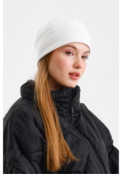 Butikgiz Termal %100 Pamuklu Soft 2 Stil 1 Arada Bere Premium Cuts Serisi Beyaz