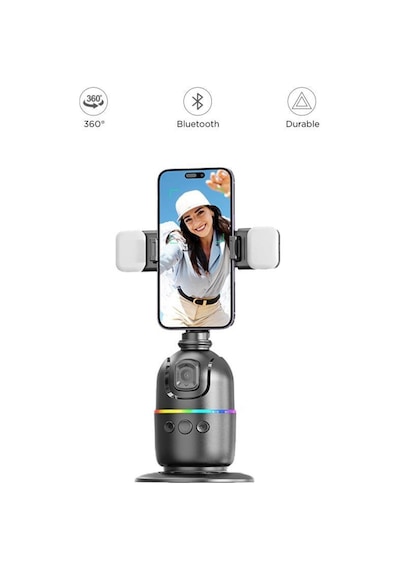 Tripod 360 Yüz Takip Gimbal Akıllı Video Selfie Telefon Tutucu P03 Syrox