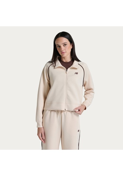 The North Face New Balance Lifestyle Kadın Fermuarlı Sweatshirt Wnj3626-mbm Bej