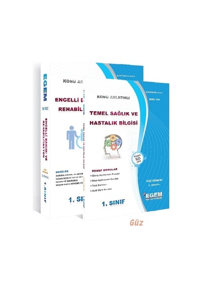 Egem Aöf Engelli Bakım - 1. Sınıf Güz Konu Soru