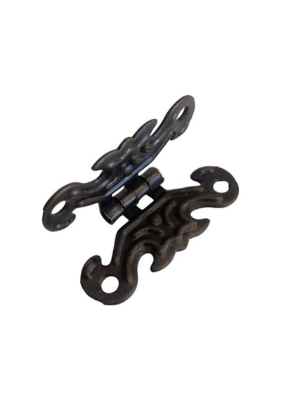 Kelebek Bronz Tavla Menteşesi Mobilya Kutu Menteşesi 2 Adet Bronz En:3cm Boy:2cm