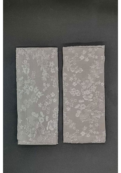 Palesa Gri 2 Adet Peçete 45x45 Cm Gri