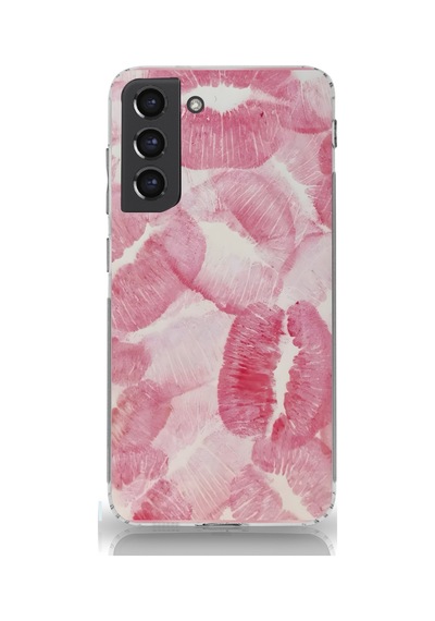 Samsung Galaxy Uyumlu S21 Silikon Desen251 Çok Renkli