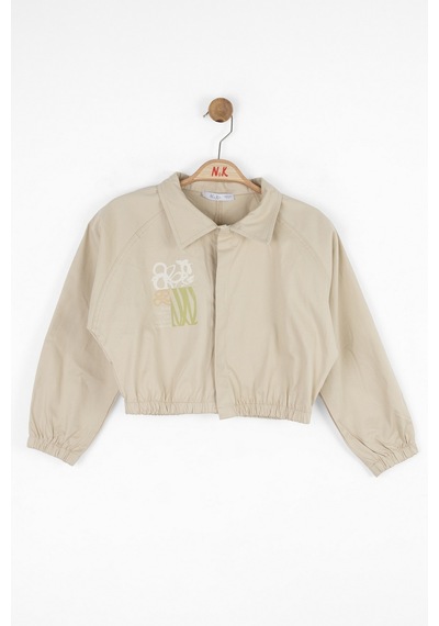 Nk Kids 38514 Kız Çocuk Vizon Brush Ceket Vizon