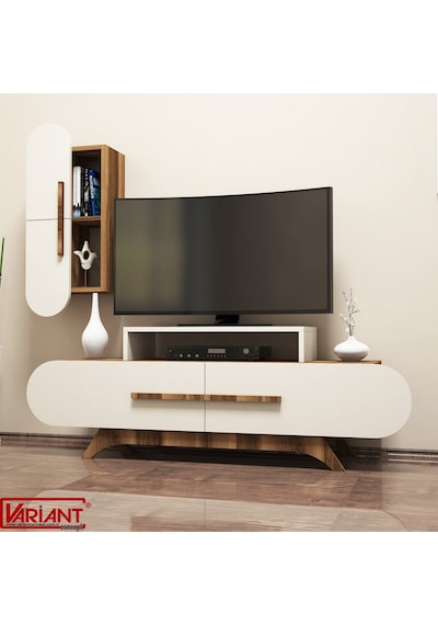 Variant Rose Duvar Raflı Tv Ünitesi