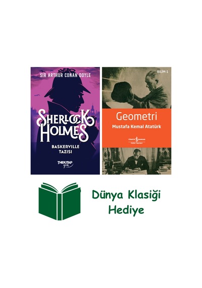 Sherlock Holmes Baskerville Tazısı + Geometri + Dünya Klasiği Hediye