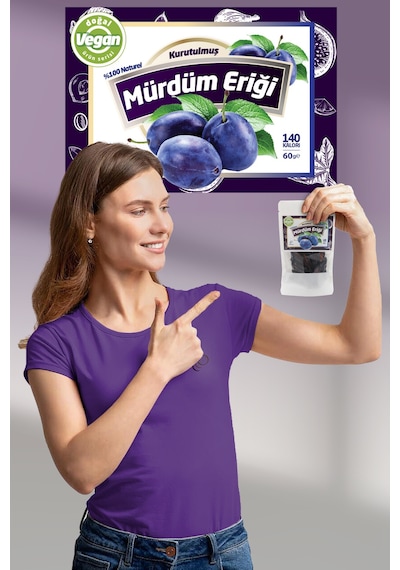 Kurutulmuş Mürdüm Eriği 60 G