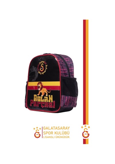 Fenerium Galatasaray Lisanslı Spor Çocuk Sırt Çantası Gs Aslan Parçası Çanta Çok Renkli