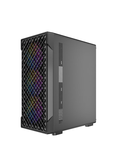Vx320 Argb, 750w 80+ Bronze Psu Dahil, 4x120mm Argb Fan, Mesh Ön Panel, Temperli Cam, 240mm Radyatör Destekli Atx Mid-