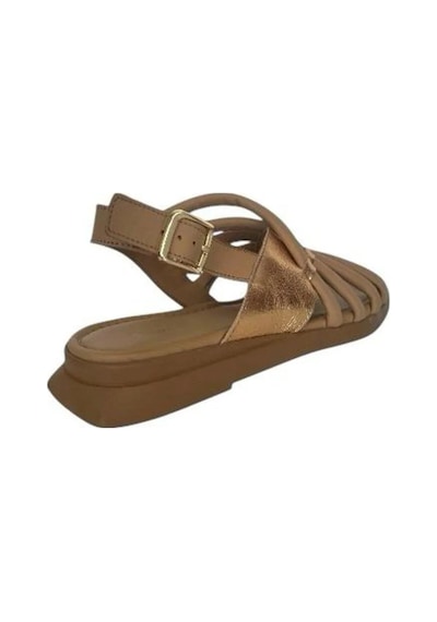 Kemal Tanca 862 M-709 Kadın Hakiki Deri Sandalet Vizon