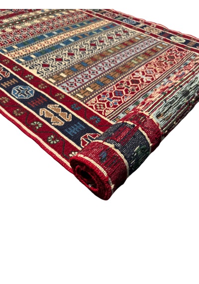 El Dokuma Sıfır İran Sumak Kilimi 84x200 Yün Yolluk