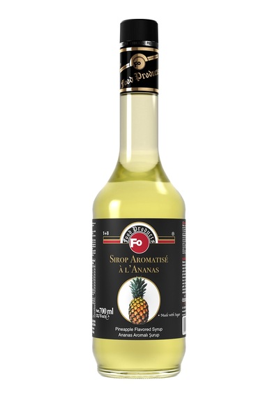 Ananas Aromalı Şurup - Şekerli 700 Ml