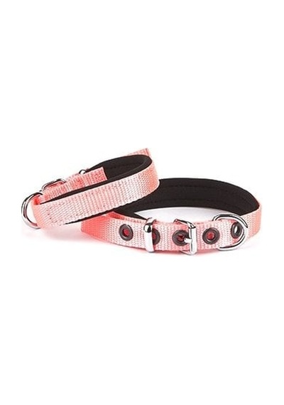 Softlu Köpek Boyun Tasması 1,5 Cm X 35 Cm Pembe Çok Renkli