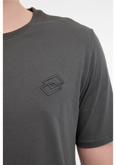 Lotto M-sokrates Tee 5fx Antrasit Erkek Kısa Kol T-shirt 000000000102013801 Gri