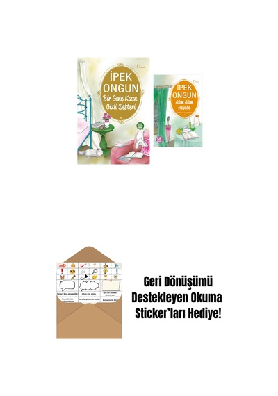 Bir Genç Kızın Gizli Defteri 1 + Adım Adım Hayata + Okuma Sticker'ları