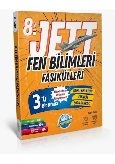 Ünlüler Karması 8. Sınıf Jett Fen Bilimleri Fasikülleri