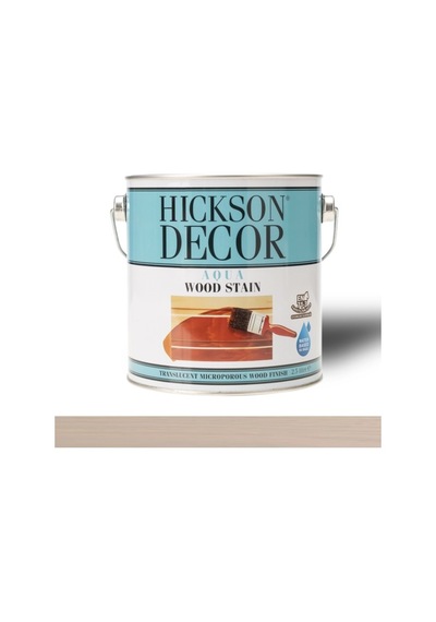 Hıckson Dekor Ahşap Vernik Ultra Aqua Wood Stain Su Bazlı Warm Grey 2.5 Lt