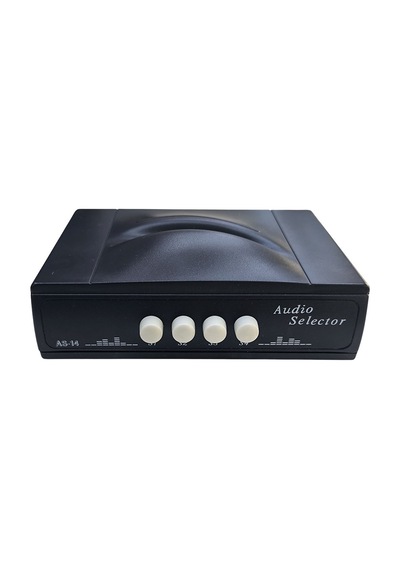 Audio Selector 4 Port Audio Ses Switch Manuel Anahtarlı Seçmeli Adaptör