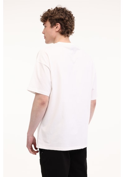 Lotto M-zane Tee 5fx Ekru Erkek Kısa Kol T-shirt Bej