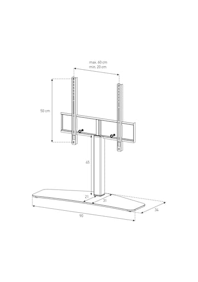 Sonorous Pl 2345 40''- 65" LED & LCD Televizyon Tv Masa Üstü Sehpası