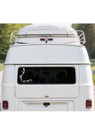 Hologramlı Janjanlı Atatürk Ve İmza Sticker - Araba Oto Motosiklet Sticker 02526 30x26 Cm
