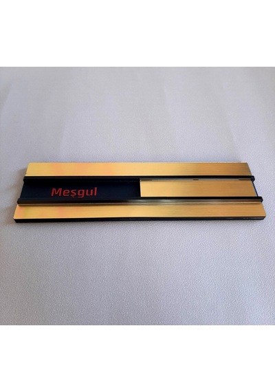Satine Gold Özel Seri Meşgul & Müsait Levhası