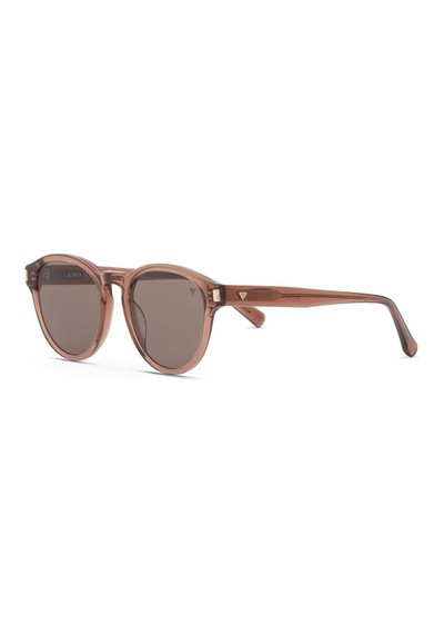 Blancia Bc1386 C3 52 Unisex Oval Şeffaf Kahverengi Kemik Güneş Gözlüğü Kahverengi