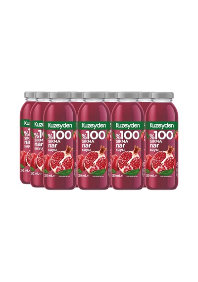 %100 Sıkma Nar Suyu 12x250ml