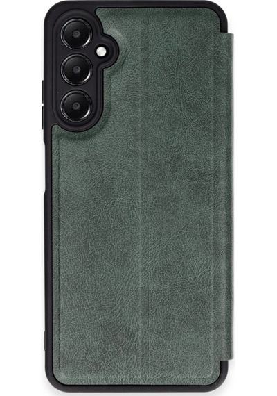 Samsung Galaxy  Uyumlu,  A36 Kılıf Flip Cover - Koyu Yeşil