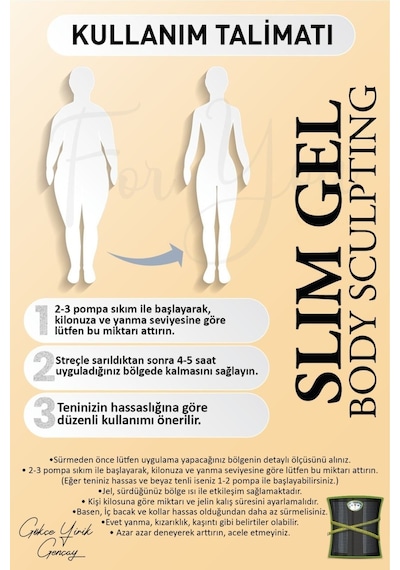 Slim Jel --sıkılaştırıcı-toparlayıcı-çatlak Ve Selülit Kremi Termal Basen Korsesi