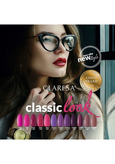 Claresa Kalıcı Oje Derin Koyu Mor 630 5gr