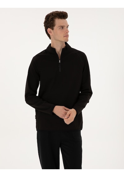 Pierre Cardin Erkek Siyah Sweatshirt 50313749-vr046 Siyah